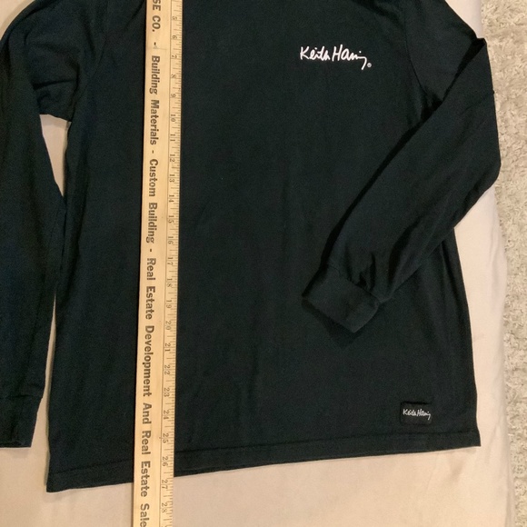 Keith Haring Black M Long Sleeve T Art, Minimalist - Picture 6 of 6